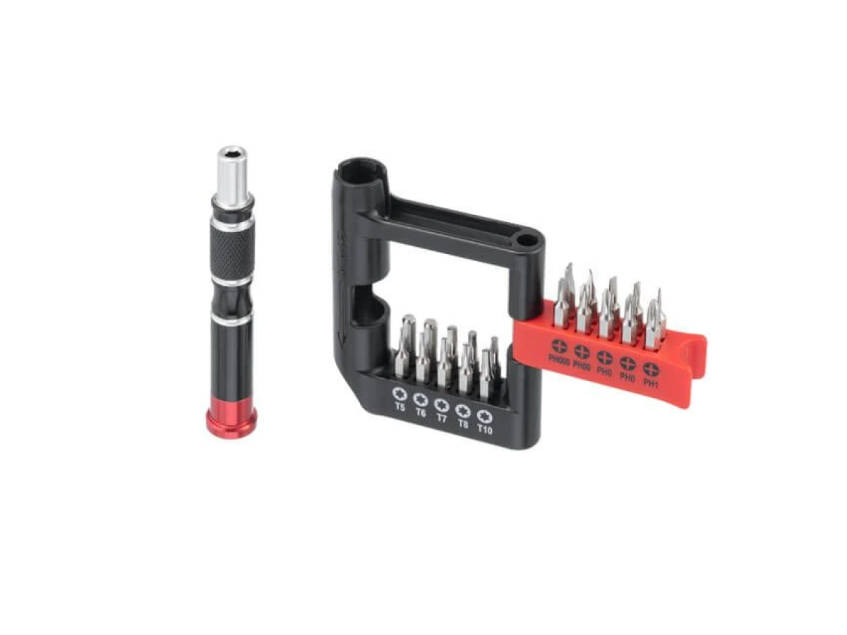 Викрутка прецизійна з комплектом насадок 21 од. INTERTOOL VT-3339 