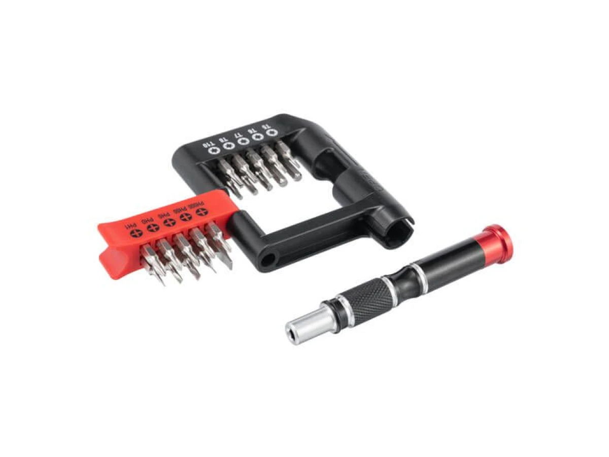 Викрутка прецизійна з комплектом насадок 21 од. INTERTOOL VT-3339 