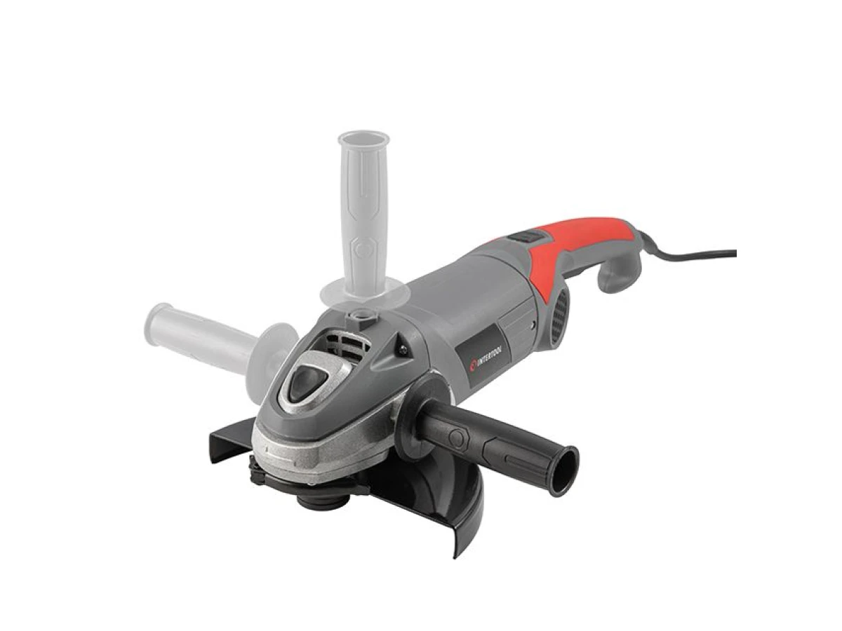 Шлифмашина угловая 2500 Вт, 6500 об/мин, диаметр круга 230 мм, плавный пуск, поворотная рукоятка INTERTOOL DT-0295 