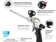 Пистолет для пены с тефлоновым покрытием держателя баллона + 4 нас. INTERTOOL PT-0604 