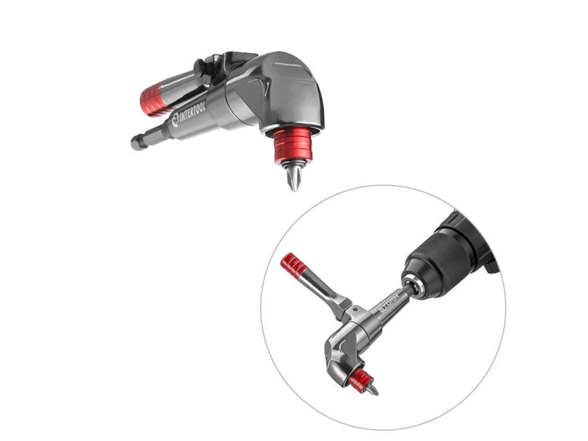 Насадка кутова для дриля і шурупокрута INTERTOOL VT-0116 