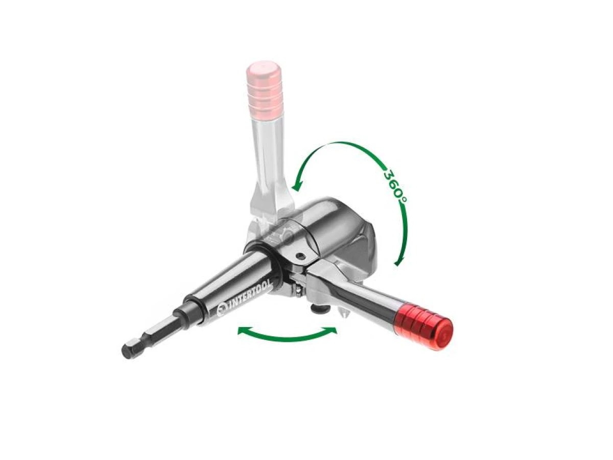 Насадка кутова для дриля і шурупокрута INTERTOOL VT-0116 