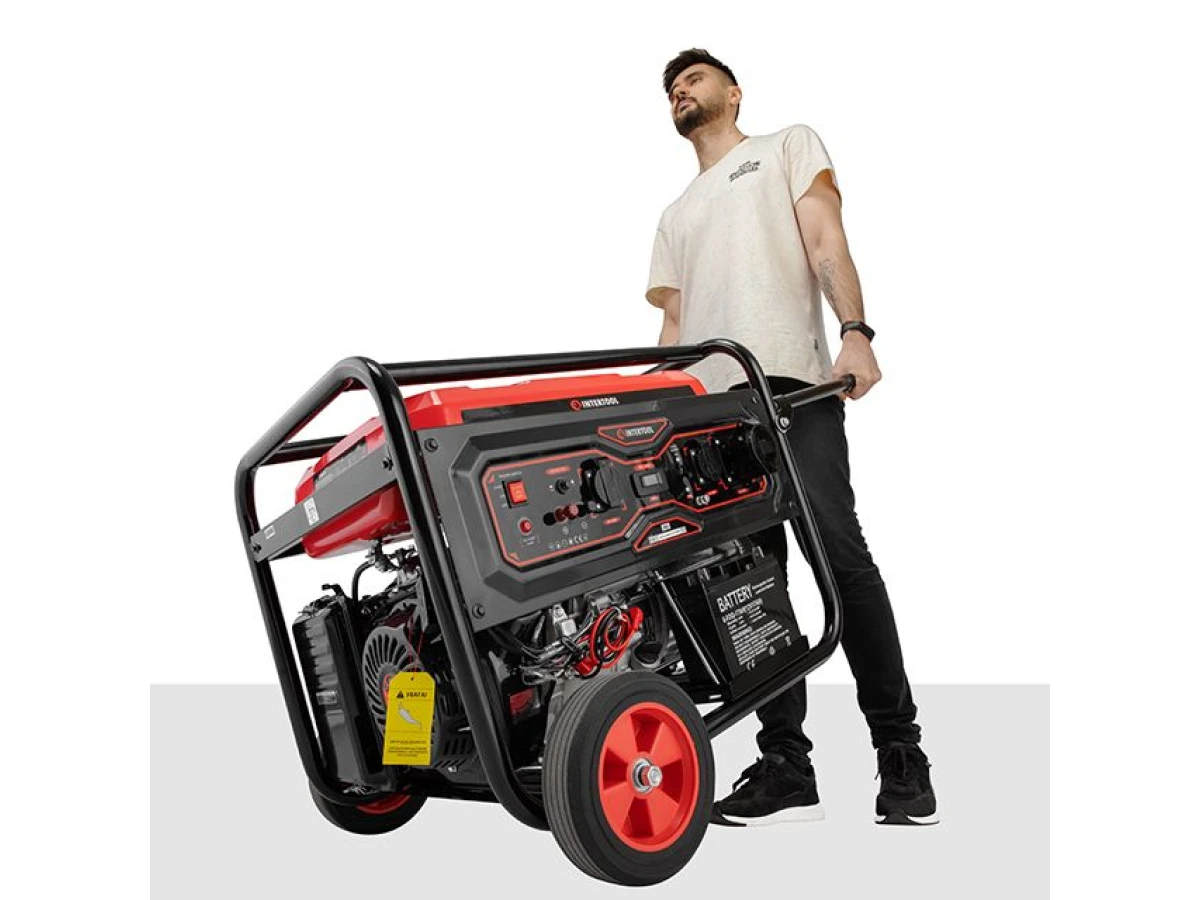 Генератор бензиновый 5/5.5 кВт, ручной старт, медная обмотка, STORM INTERTOOL DT-1155 