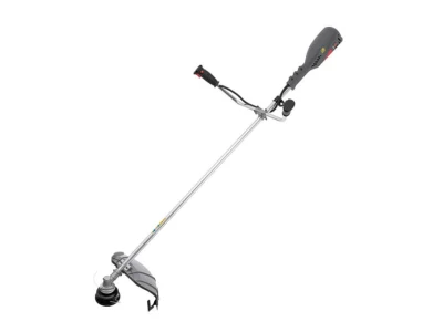 Триммер электрический, 1400 Вт, 230 В, ~50 Гц, 7500 об/мин, плавный пуск, диаметр вращения диска/лески 255/420 мм, катушка + 3-х зубчатый нож INTERTOOL DT-2248