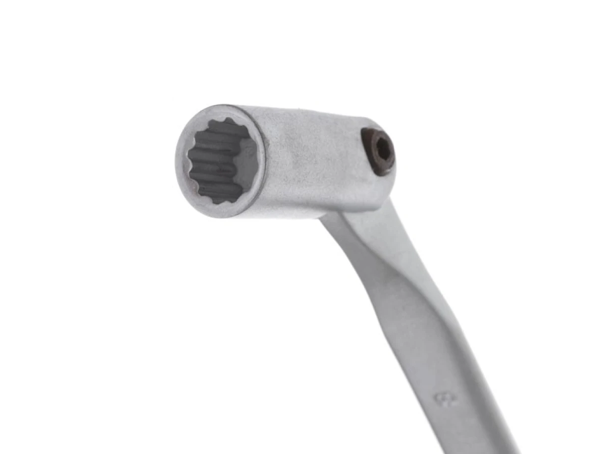 Ключ ріжково-накидний шарнірний 8 мм, CrV, покриття сатин-хром INTERTOOL XT-1408 