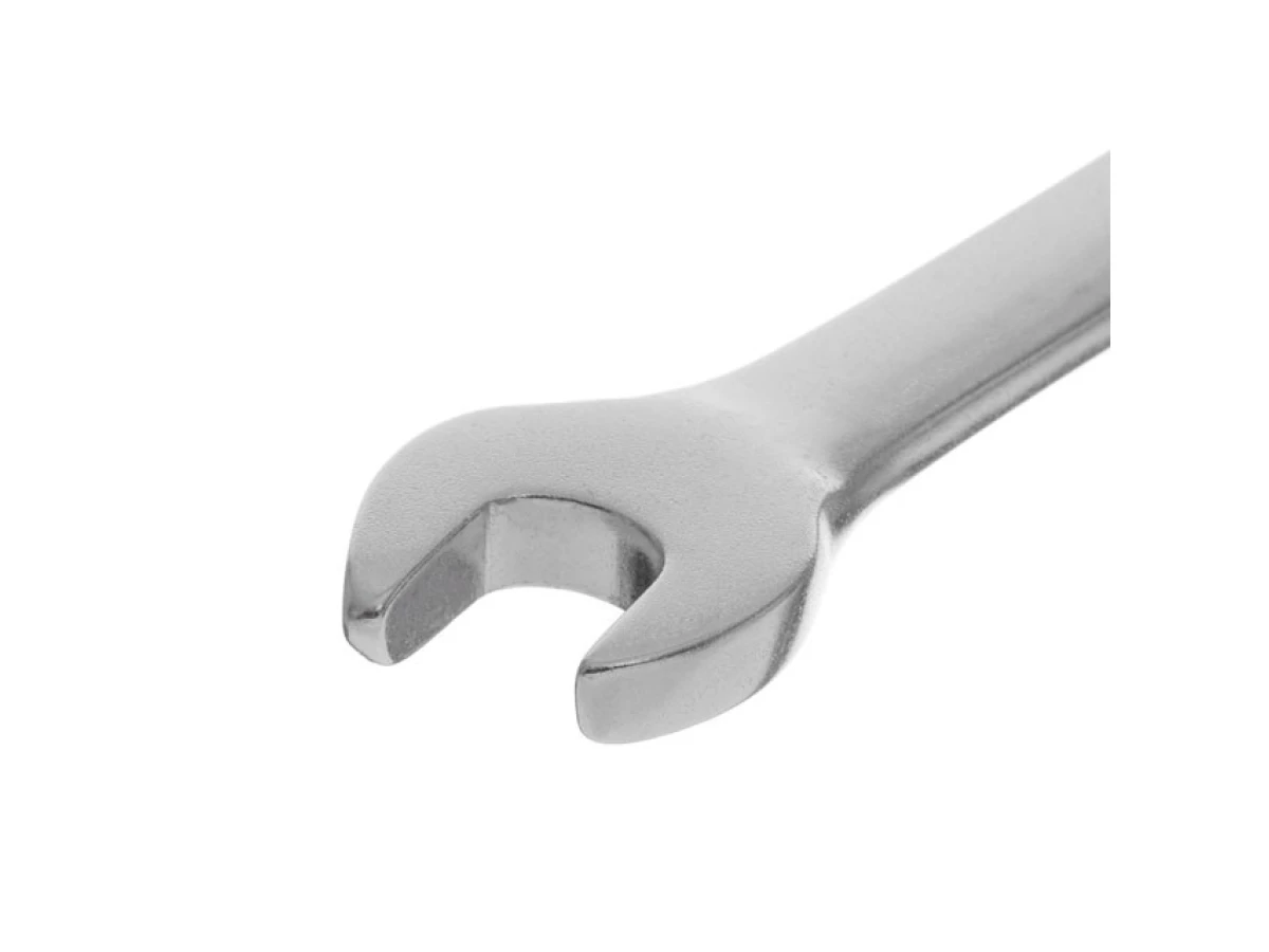 Ключ ріжково-накидний шарнірний 9 мм, CrV, покриття сатин-хром INTERTOOL XT-1409 