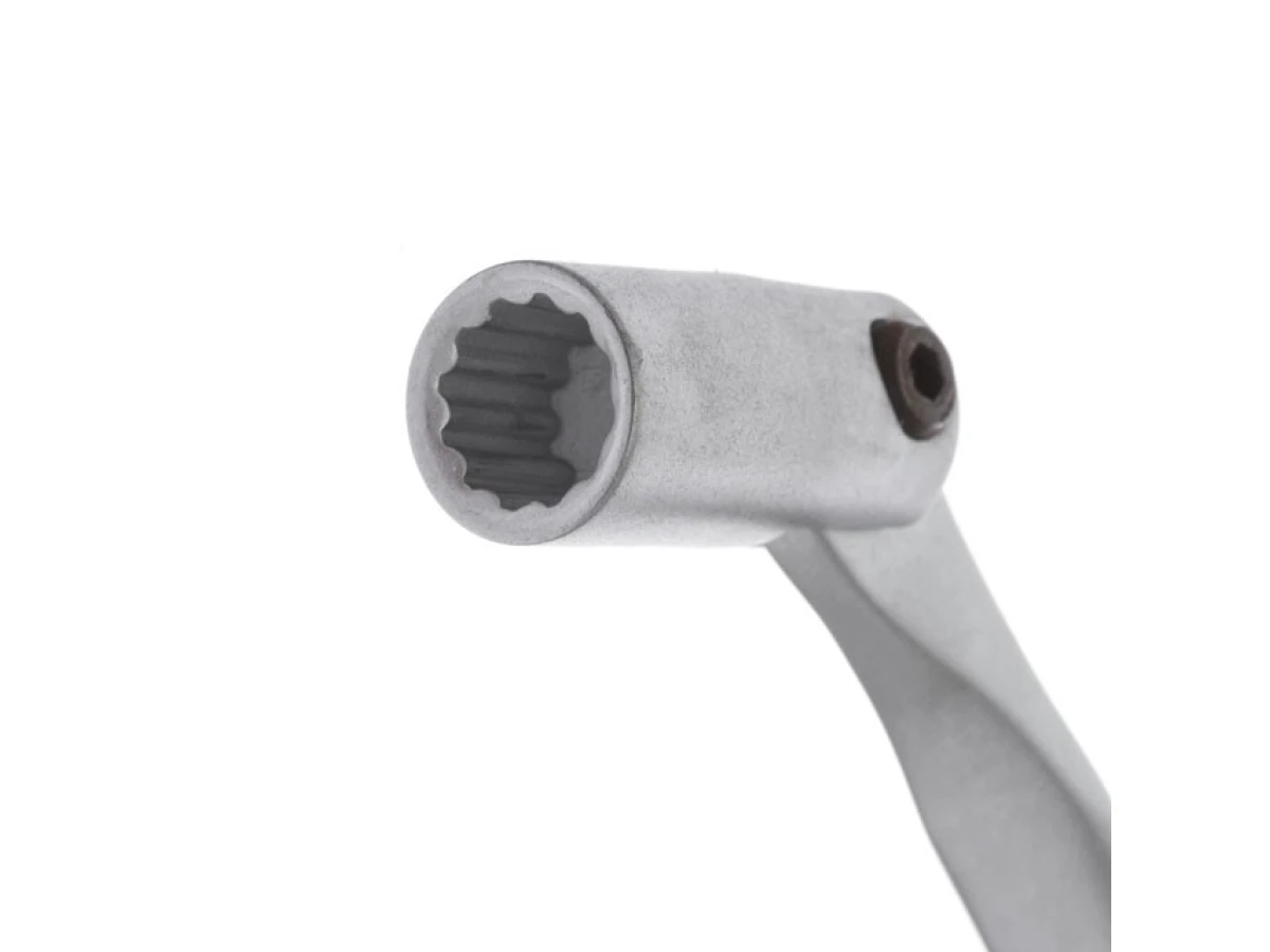 Ключ ріжково-накидний шарнірний 9 мм, CrV, покриття сатин-хром INTERTOOL XT-1409 