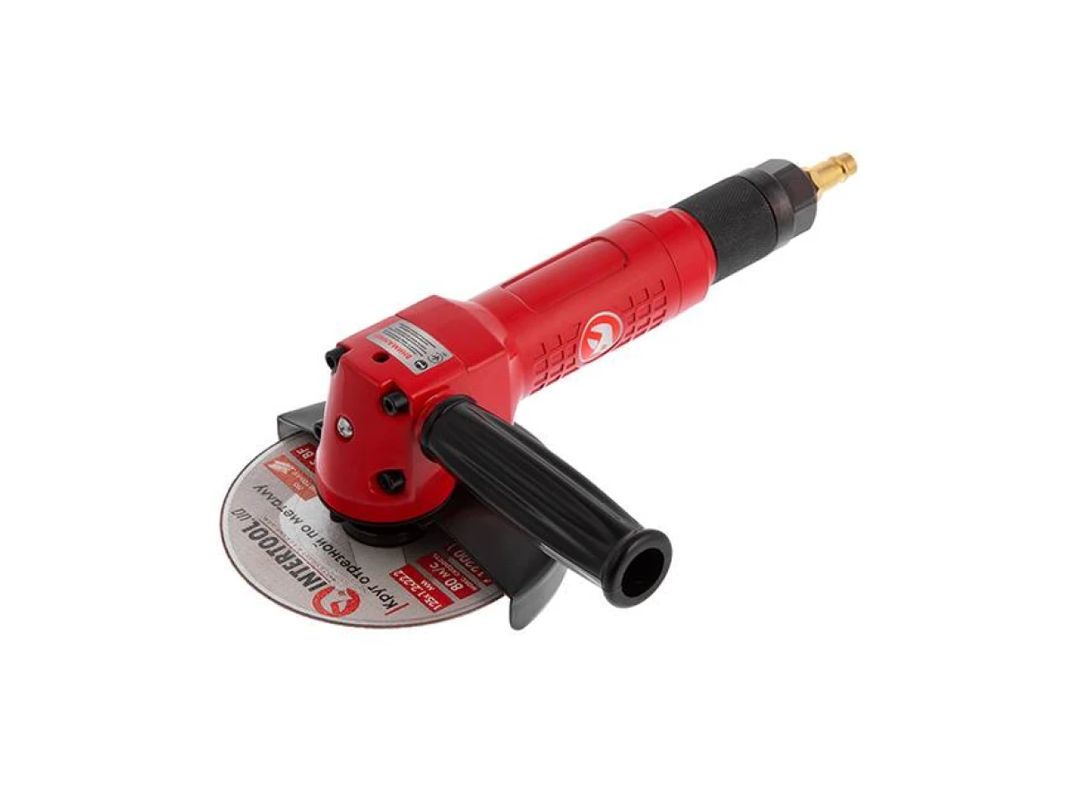 Шліфмашина кутова пневматична 125 мм INTERTOOL PT-1202 