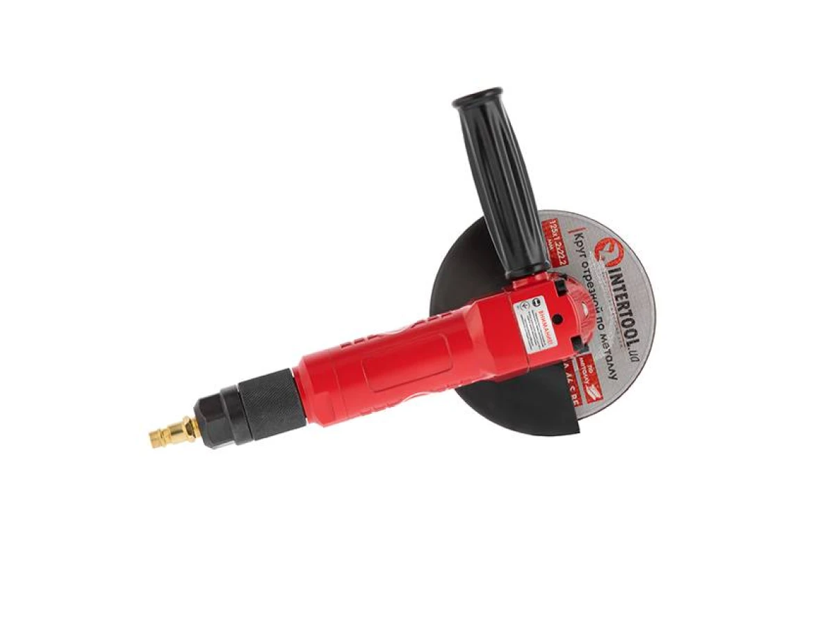 Шліфмашина кутова пневматична 125 мм INTERTOOL PT-1202 