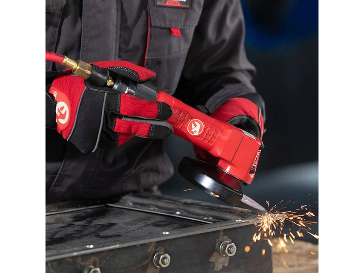 Шліфмашина кутова пневматична 125 мм INTERTOOL PT-1202 