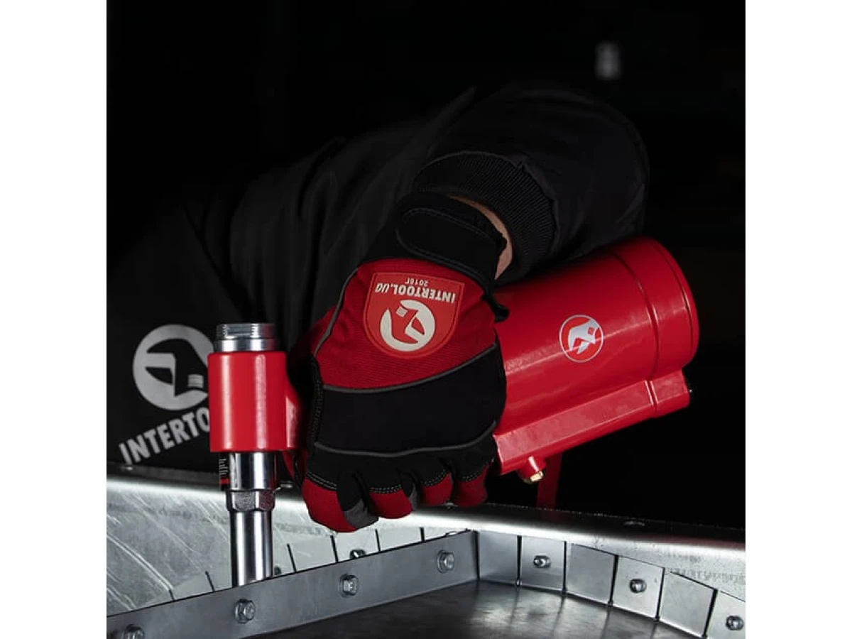 Пістолет заклепувальний пневматичний у кейсі з аксесуарами INTERTOOL PT-1304 