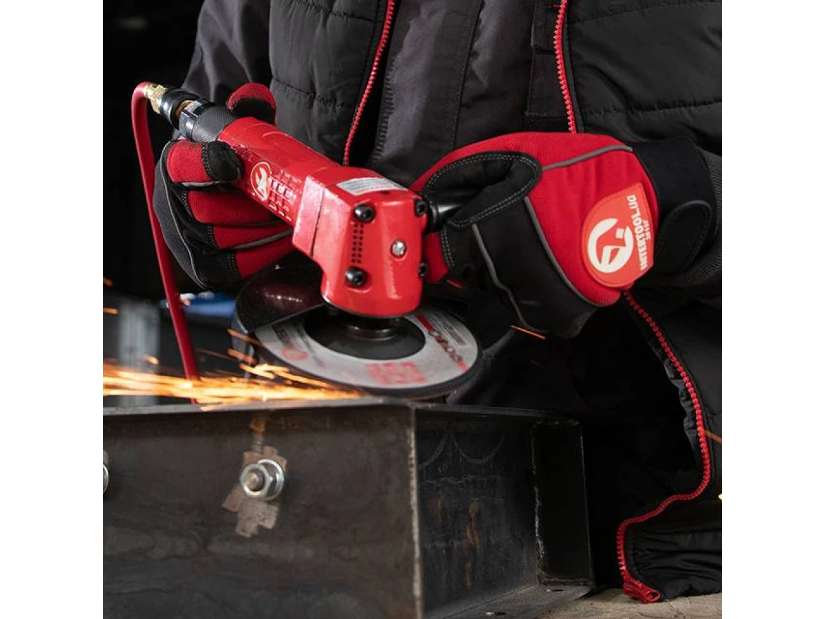 Шліфмашина кутова пневматична 125 мм INTERTOOL PT-1202 