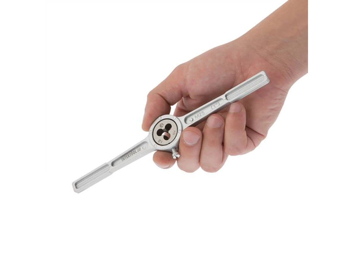 Набор плашек M4-M8 и метчиков M4-M8, 10ед INTERTOOL SD-8025 