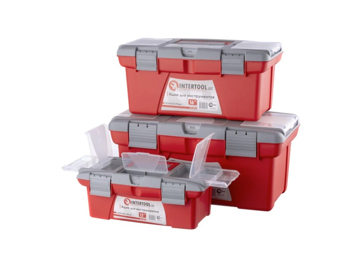 Комплект ящиків для інструменту, 3 од. INTERTOOL BX-0403 