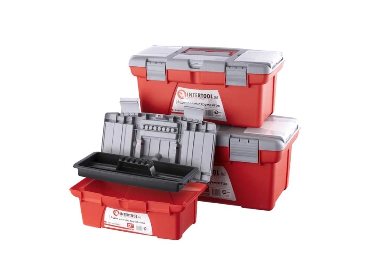 Комплект ящиків для інструменту, 3 од. INTERTOOL BX-0403 