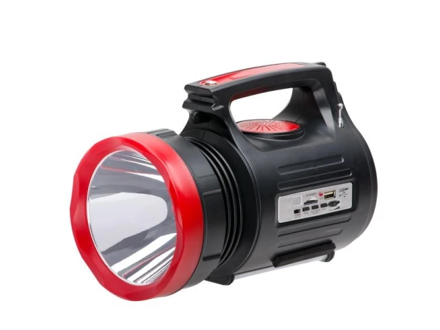 Ліхтар акумуляторний 1 LED 5 W + 22 SMD INTERTOOL LB-0104 