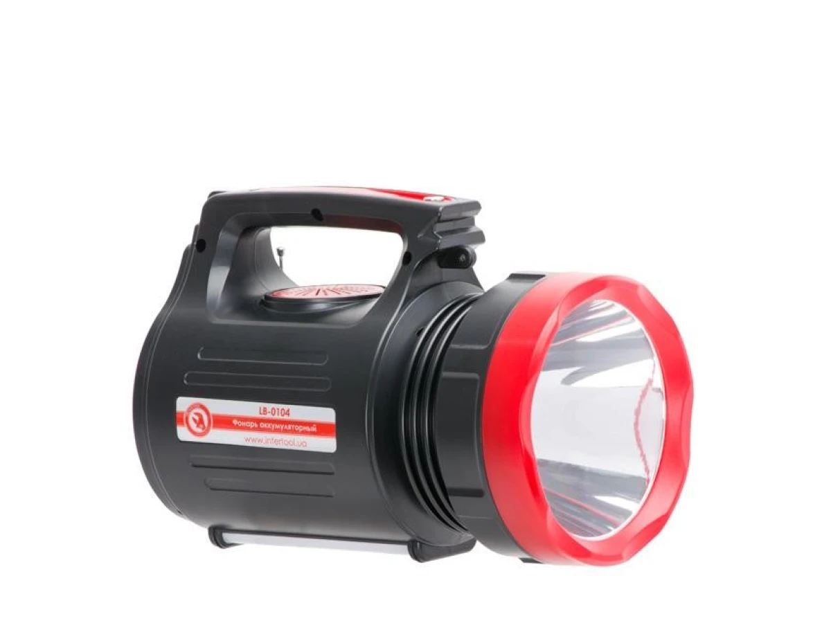 Ліхтар акумуляторний 1 LED 5 W + 22 SMD INTERTOOL LB-0104 