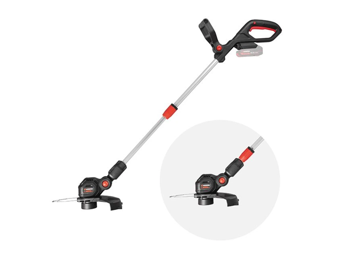 Триммер аккумуляторный 20 В, 7500 об/мин, диаметр вращения лески 300 мм, катушка, без ЗУ и АКБ, STORM INTERTOOL WT-9112 