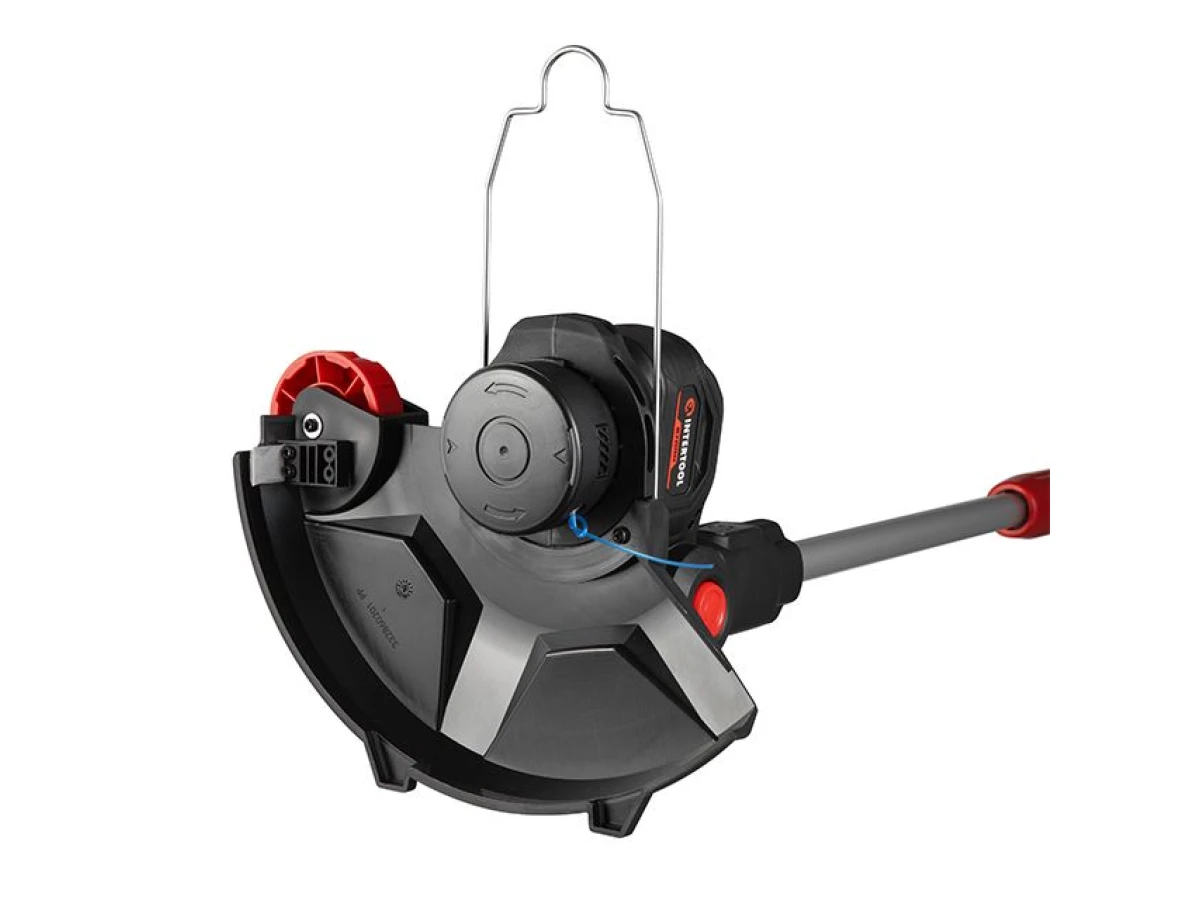 Триммер аккумуляторный 20 В, 7500 об/мин, диаметр вращения лески 300 мм, катушка, без ЗУ и АКБ, STORM INTERTOOL WT-9112 