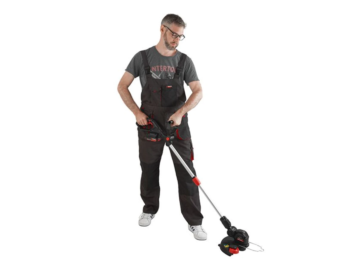 Триммер аккумуляторный 20 В, 7500 об/мин, диаметр вращения лески 300 мм, катушка, без ЗУ и АКБ, STORM INTERTOOL WT-9112 