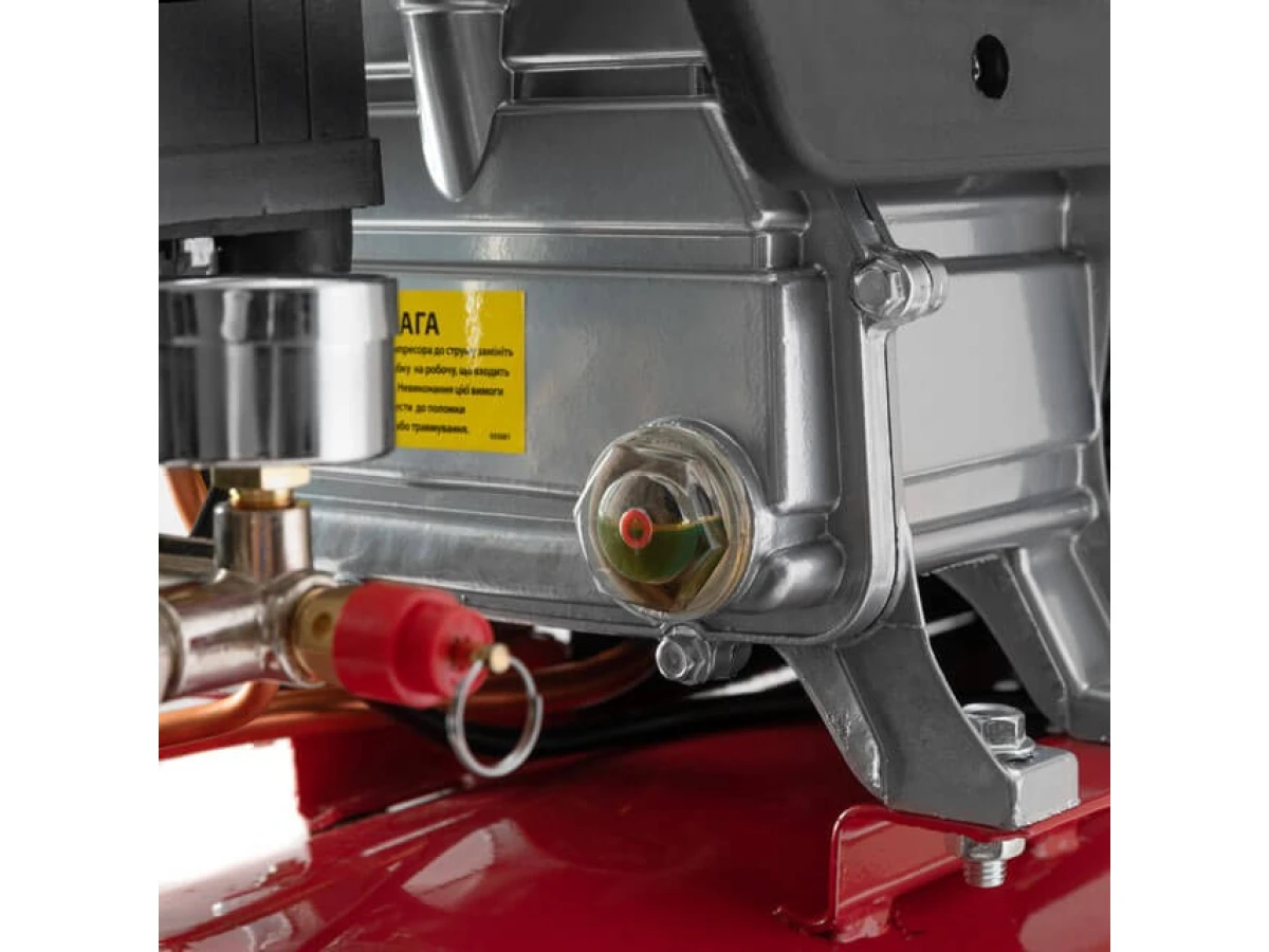 Компресор 50 л, 1500 Вт, 220 В, 8 aтм, 206 л/хв. INTERTOOL PT-0003 