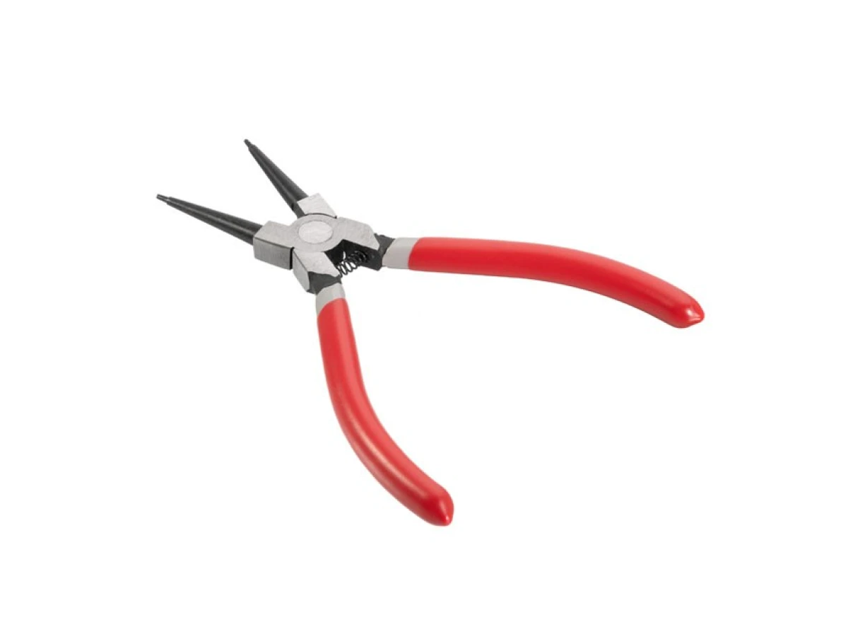 Щипці для зняття та встановлення стопорних кілець 150 мм, прямі на стиск INTERTOOL HT-7005 