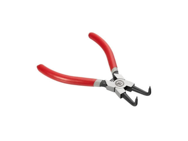 Щипці для зняття та установки стопорных кілець 150 мм, вигнуті на стиск INTERTOOL HT-7006 