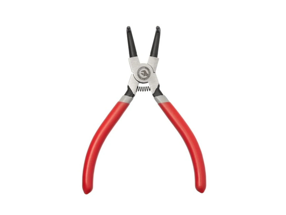 Щипці для зняття та установки стопорных кілець 150 мм, вигнуті на стиск INTERTOOL HT-7006 