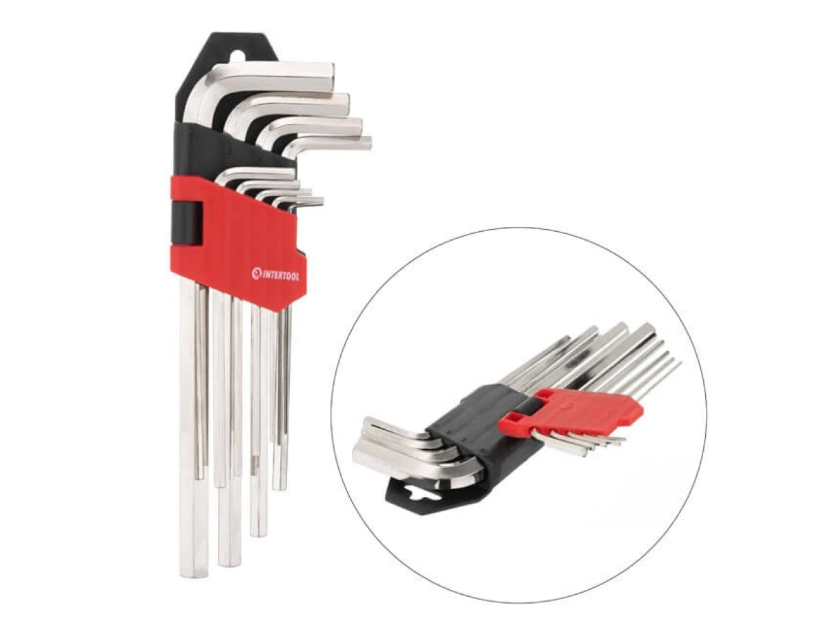 Набір інструментів 1/2" & 3/8" & 1/4", 156 од., Cr-V STORM INTERTOOL ET-8156 