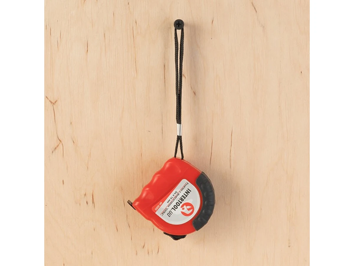 Рулетка з металевим полотном 2м x 16мм "EXTRA" INTERTOOL MT-0202 