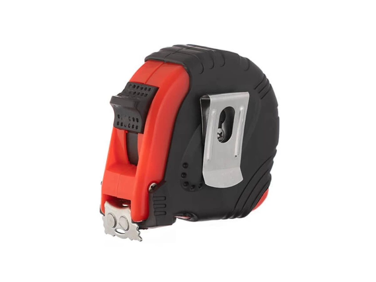 Рулетка с металлическим полотном 3 м*16 мм, три стопора полотна INTERTOOL MT-0103 