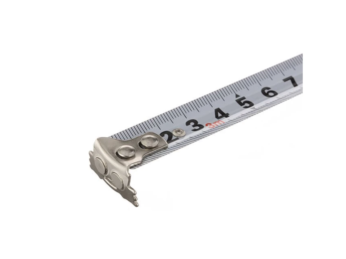 Рулетка с металлическим полотном 3 м*16 мм, три стопора полотна INTERTOOL MT-0103 