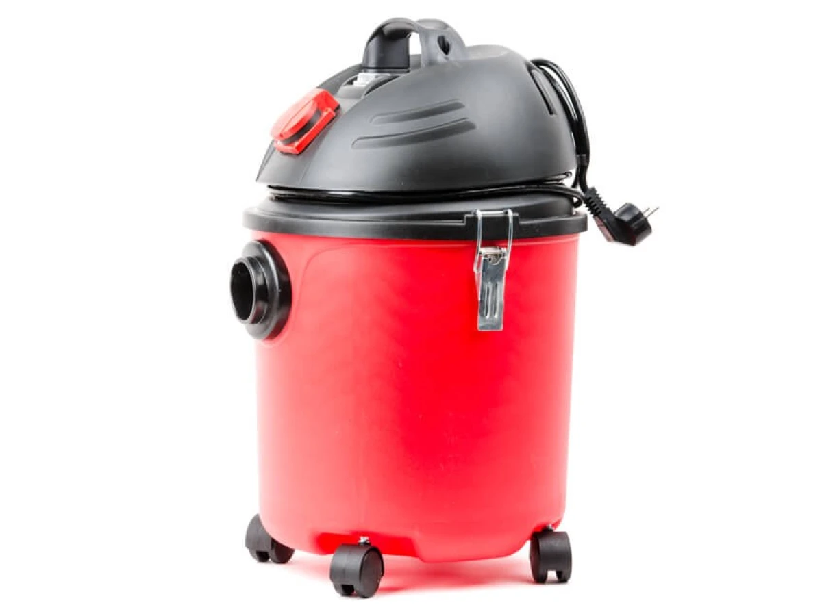 Пилосос будівельний 20 л, 1400 Вт, сухе та вологе прибирання, багаторазовий складаний фільтр, фільтр-пакет INTERTOOL DT-1020 