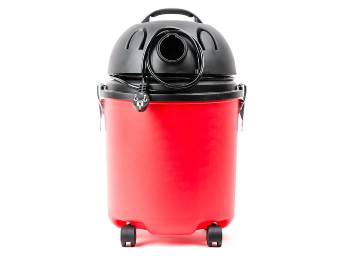 Пилосос будівельний 20 л, 1400 Вт, сухе та вологе прибирання, багаторазовий складаний фільтр, фільтр-пакет INTERTOOL DT-1020 