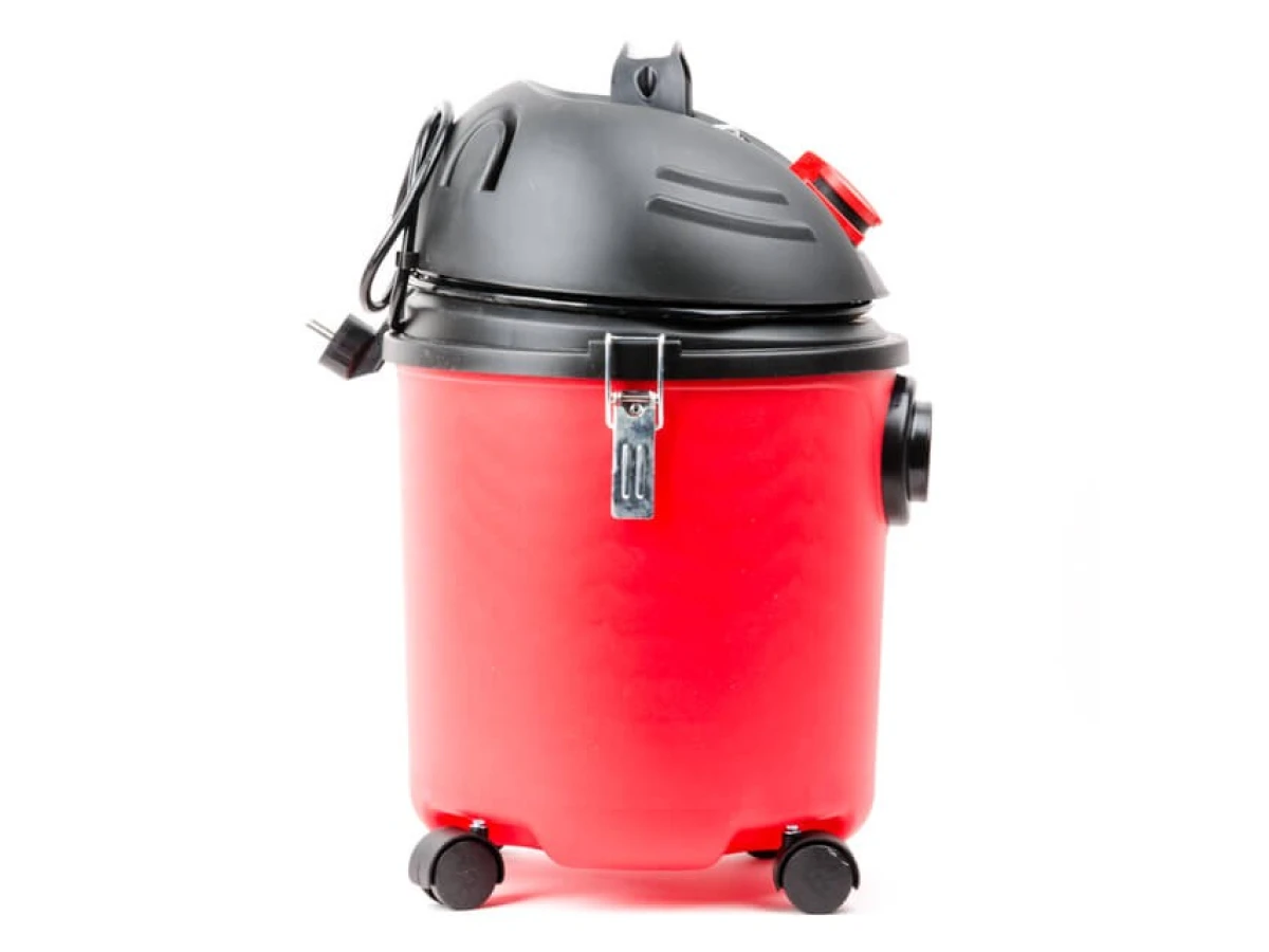 Пилосос будівельний 20 л, 1400 Вт, сухе та вологе прибирання, багаторазовий складаний фільтр, фільтр-пакет INTERTOOL DT-1020 