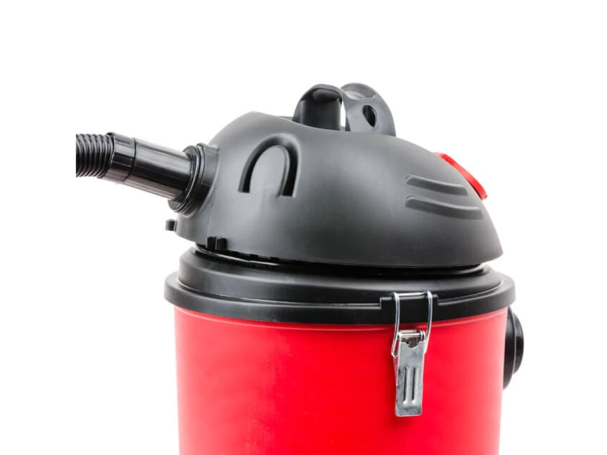 Пилосос будівельний 20 л, 1400 Вт, сухе та вологе прибирання, багаторазовий складаний фільтр, фільтр-пакет INTERTOOL DT-1020 