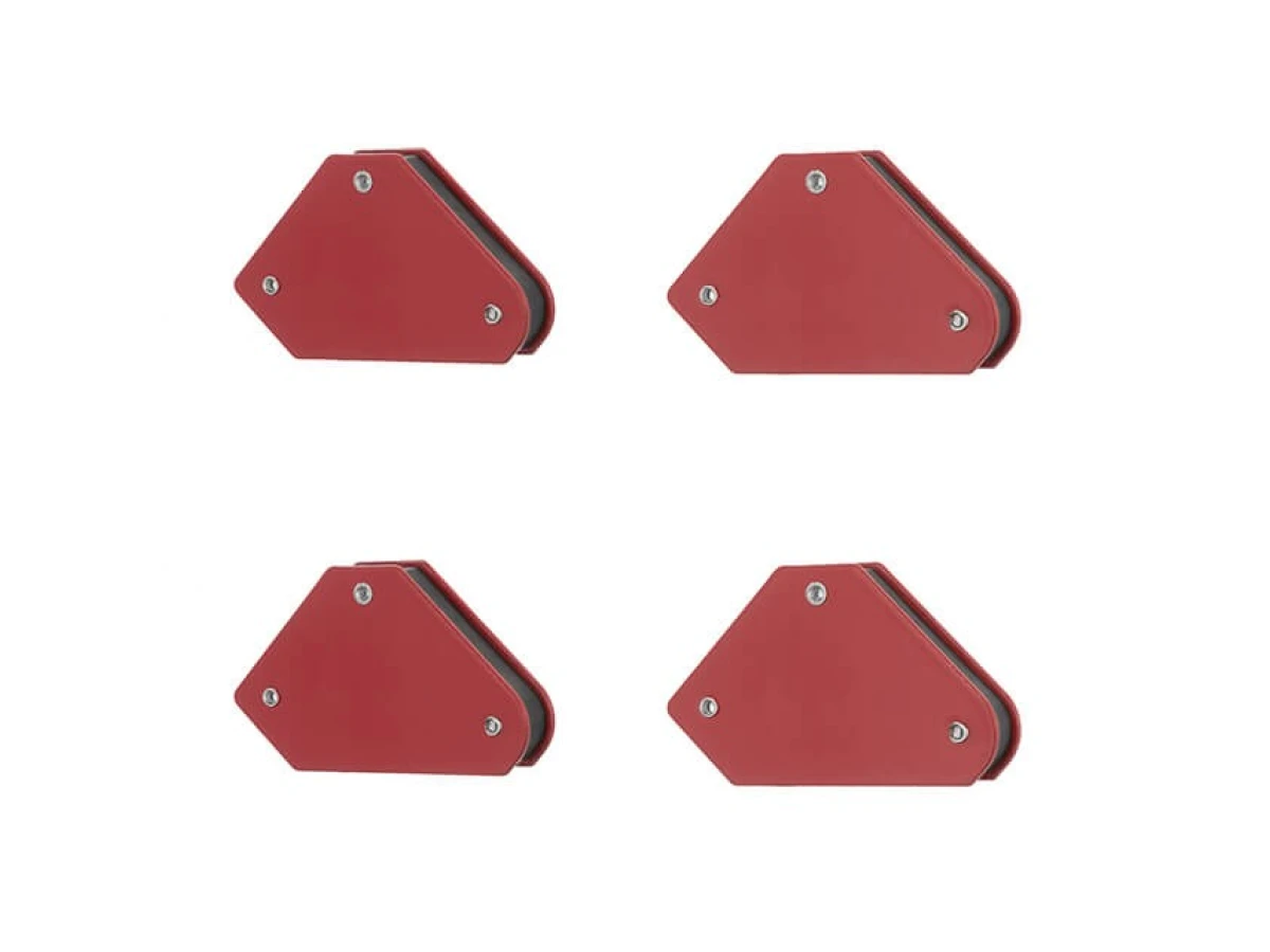 Набор держателей магнитных для сварки 4 шт, 45°, 90°,135°, 4 кг, 53*37*47*7 мм INTERTOOL MW-0008 