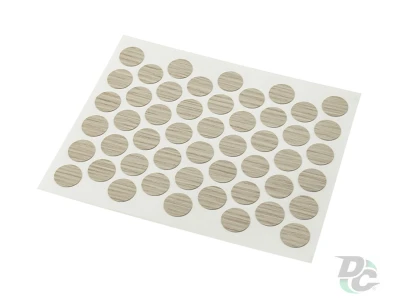 Заглушка самоклеющаяся на конфирмат акация лейклена светлая 1298