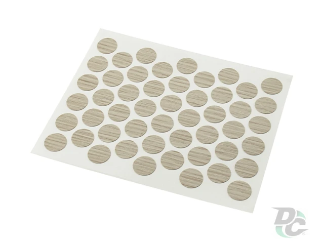 Заглушка самоклеющаяся на конфирмат акация лейклена светлая 1298 