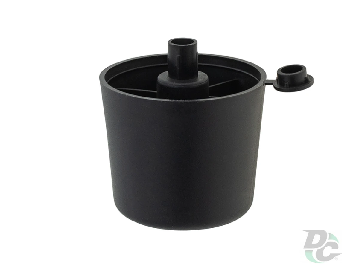 Ніжка-стопка h-47мм d-50мм регульована Чорна 