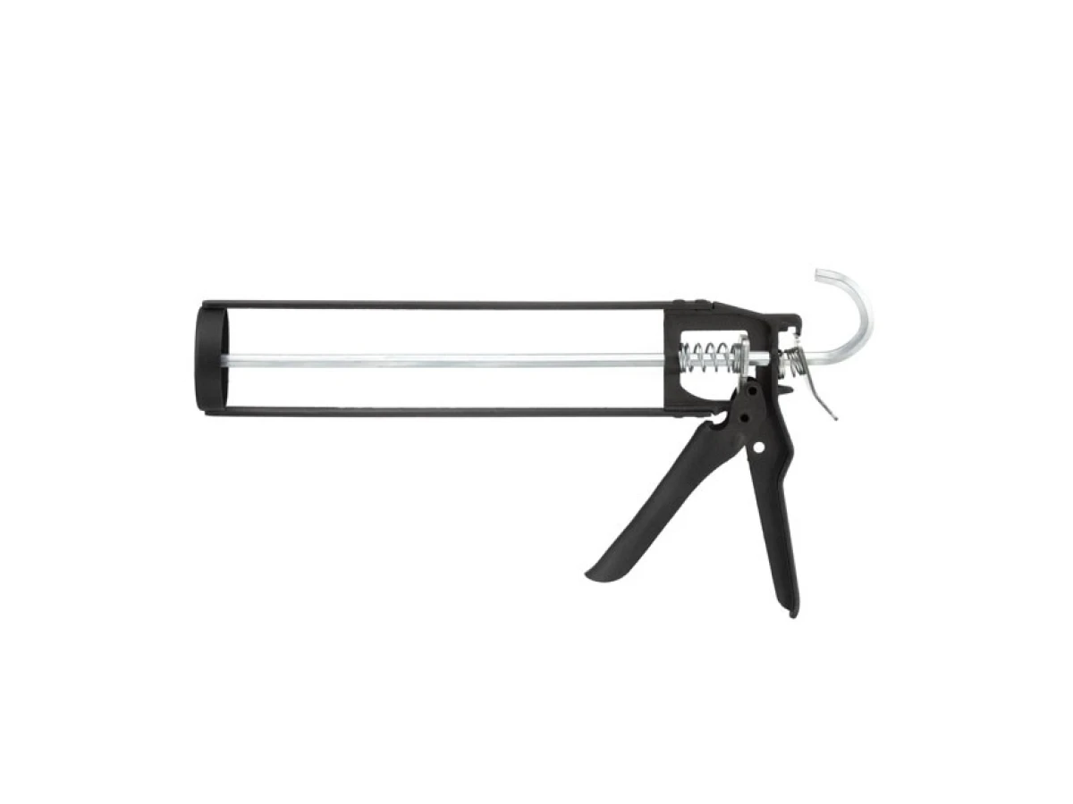 Пистолет для выдавливания герметиков рамообразный усиленный, 225 мм, "скелет" INTERTOOL HT-0030 