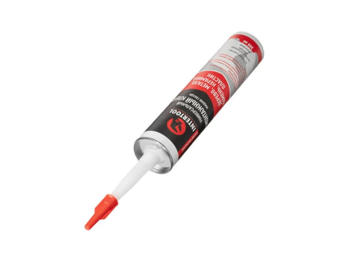 Клей монтажний (рідкі цвяхи), білий 300 мл / 400 г INTERTOOL FS-3333 