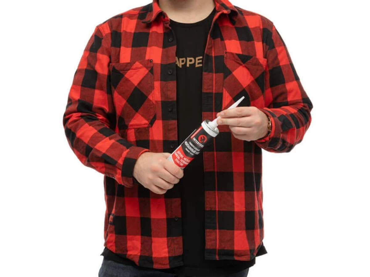 Клей монтажний (рідкі цвяхи), білий 300 мл / 400 г INTERTOOL FS-3333 