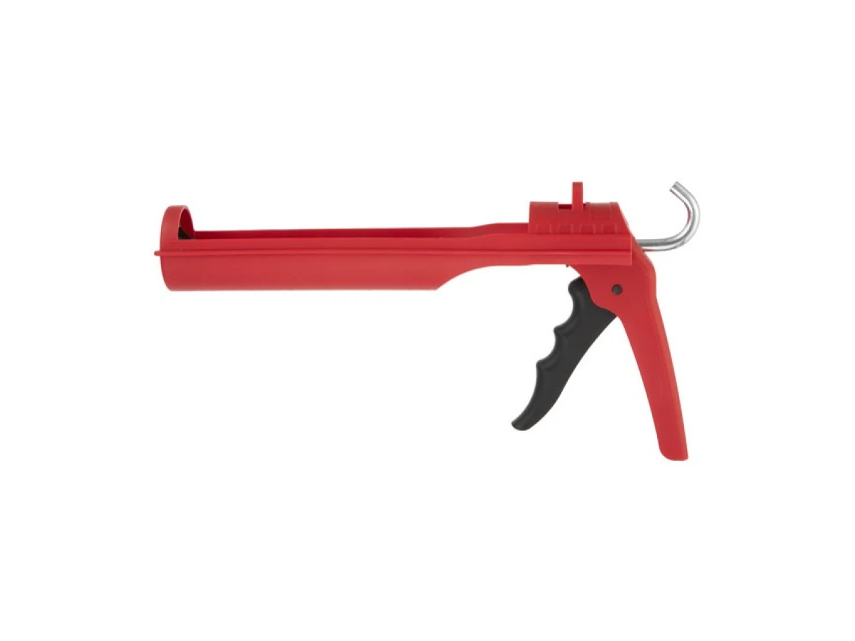 Пистолет для выдавливания силикона, усиленный пластик INTERTOOL HT-0027 