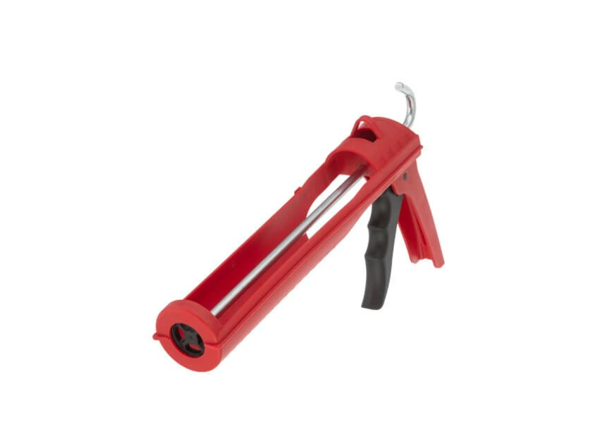 Пистолет для выдавливания силикона, усиленный пластик INTERTOOL HT-0027 