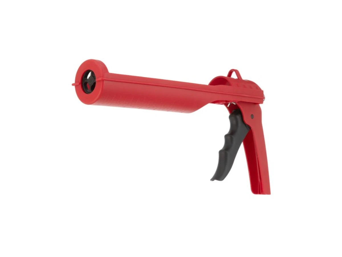 Пистолет для выдавливания силикона, усиленный пластик INTERTOOL HT-0027 