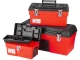 Комплект ящиків для інструментів, з металевим замком, 3 шт 13" / 16.5" / 23.5" INTERTOOL BX-0007 