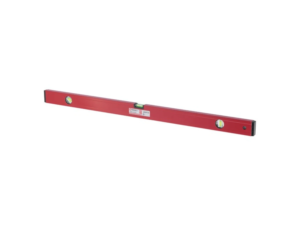 Уровень строительный 1000мм 3 глазка, сечение 22*59 мм "Проф" INTERTOOL MT-1134 