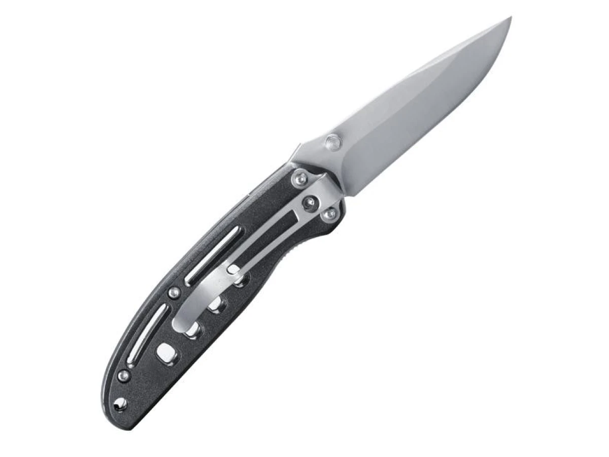 Ніж складаний 164 мм, ручка з пластиковими вставками INTERTOOL HT-0593 