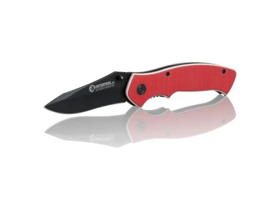 Ніж складаний 194 мм, ручка з металевими вставками INTERTOOL HT-0595